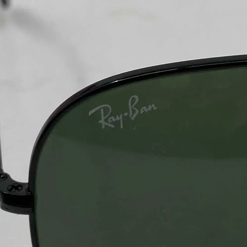 Ray‑Ban Aviator Sunglasses | Black Italian Synthetic, One Size